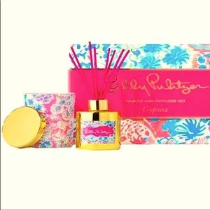 COPY - LILLY PULITZER Candle and Diffuser Set Gypsea